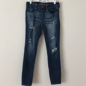 American Eagle Destroyed Jegging Jeans 6 Short